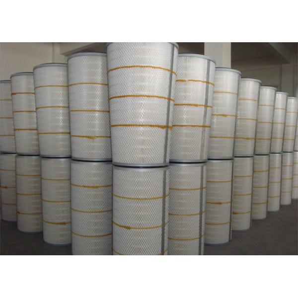 Industry Dust Collector Cartridge Filter Cleaning With Pleated Filtration Fabric Medium