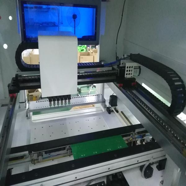 Fully Automatic 30000CPH 6 Heads LED Mounting Machine For IC Chip