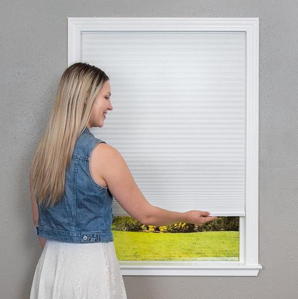 Quality Trimable Size Perfect Fit Cordless Curtain Blinds Temporary Installation for sale