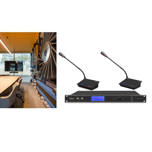 Quality 8 microphone units Wireless Conferencing System FIFO Mode anti interference for sale