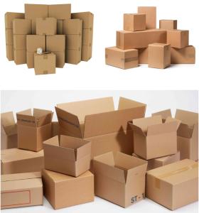 Plain Cardboard Printed Corrugated Carton Box Custom Logo