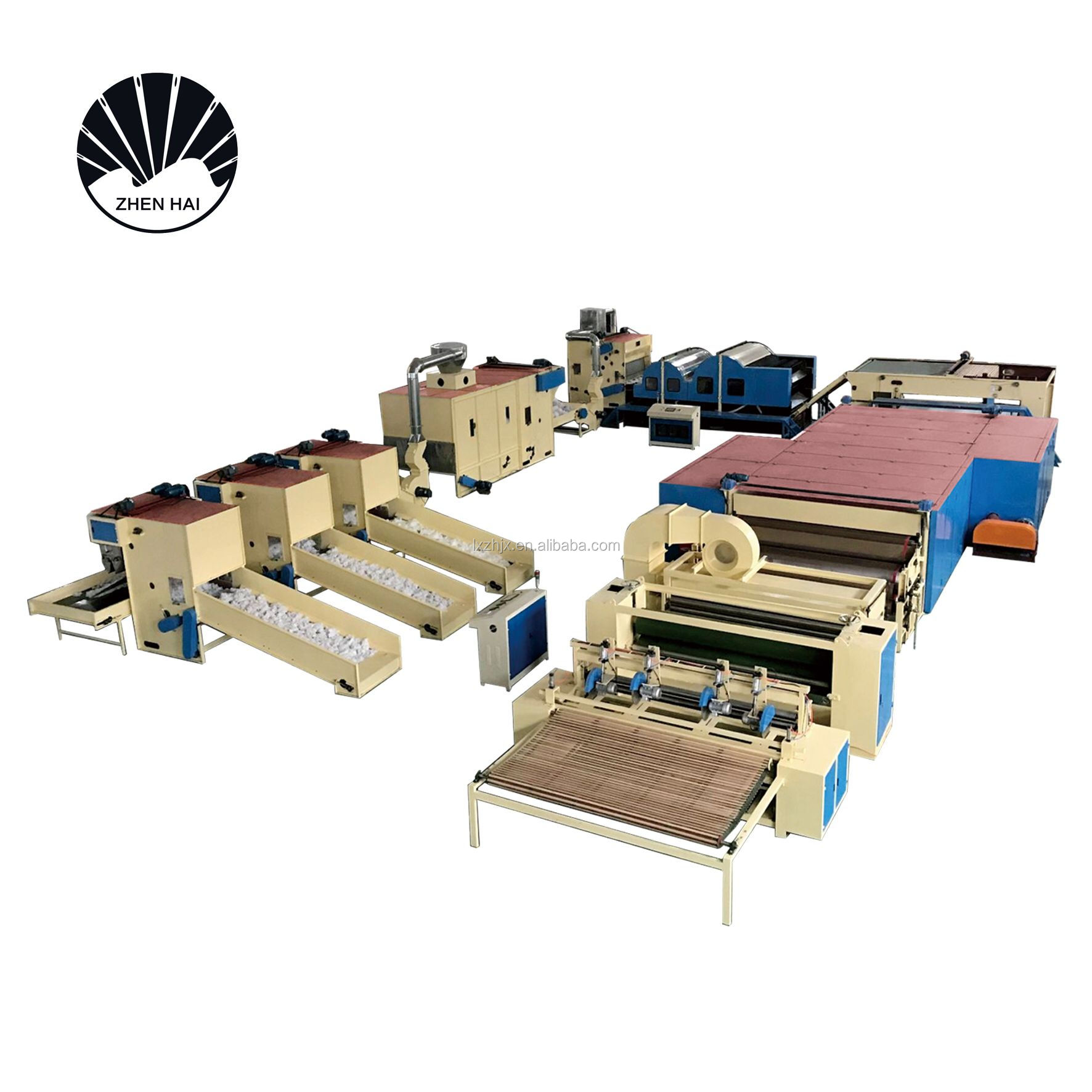 YWJM-1 nonwoven polyester fiber stiff hard wadding/padding machines