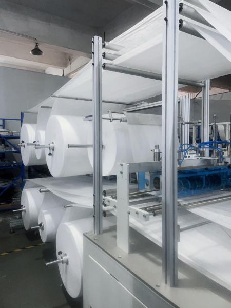 Quality Outer Trapezoidal Air Filter Bag Machine Automatic One Line From Raw Material To Finished Product for sale