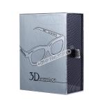 Gray Drawer Shape Paper Perfume Box With Ribbon Handle For High End Brands