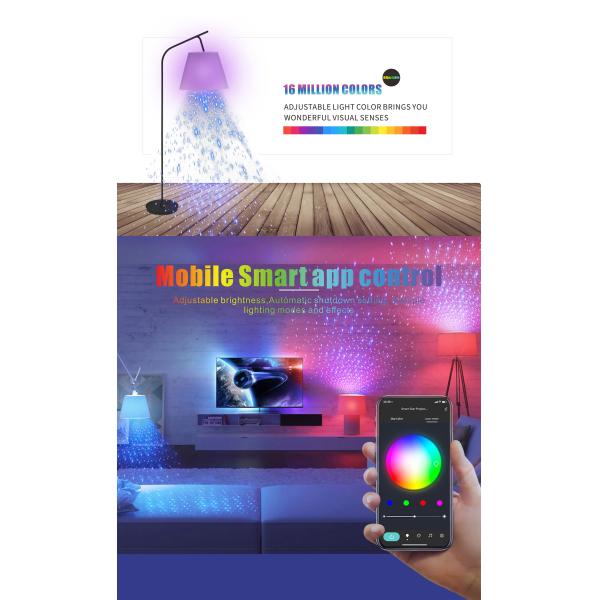 Voice Control WiFi Smart LED Light Bulbs 5W RGB For Home Coffee