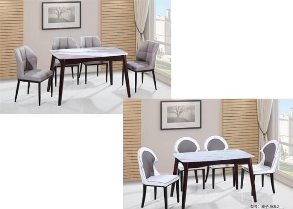 Quality Moisture Proof Oak Dinette Set With Strong For Small House 130*80cm Table Size for sale