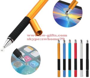 Buy cheap 2 in 1 Multifunction Fine Point Round Thin Tip Touch Screen Pen Capacitive Stylus Pen For Smart Phone Tablet For iPad product