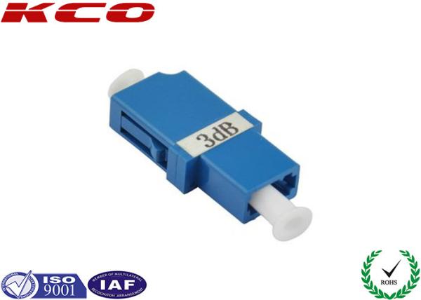 Quality LC / UPC APC Plastic Fiber Optic Attenuator Kits Bulkhead Adapter 1dB - 30dB for sale