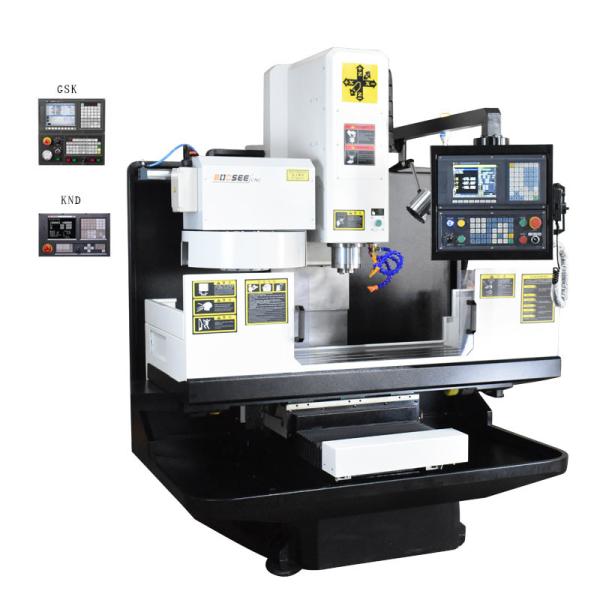 3 Axis 4 Axis VMC High Speed Milling Machine 12 Pcs Tool Capacity For Metal