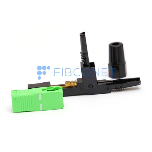 FTTH Optica Assembly Connector SC APC/UPC Quick Connector with Waterproof Fiber Optic