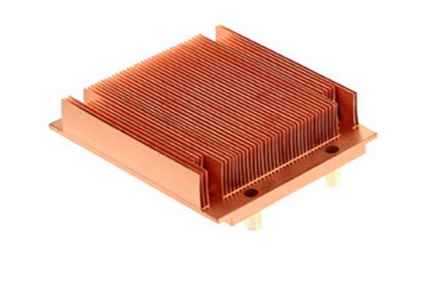 Quality Brass / Bronze Copper Heat Sink , CPU Cooler Extrusion Heat Sink for sale