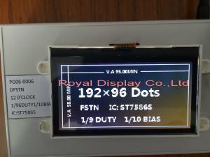 China Small Size Standard COG Graphic LCD Module DFSTN LCD Type RYG19264B  on sale