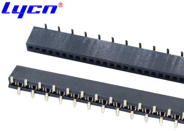 Quality 1.27mm Pitch Single Row Female Pin Header Connector With The Minimum Pull Force 0.06KGF for sale
