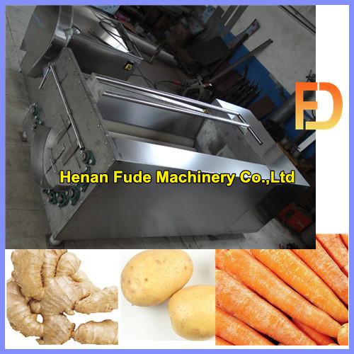 Quality potato cleaning and peeling machine for sale
