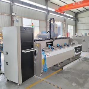China 3 Axis CNC Controlled Profile Machining Center Working With Profile 3 Sides On Window Door Area on sale