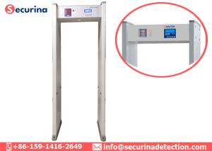 Buy cheap IR System Multi Zone Walk Through Metal Detector Gate With Both Sided LED product