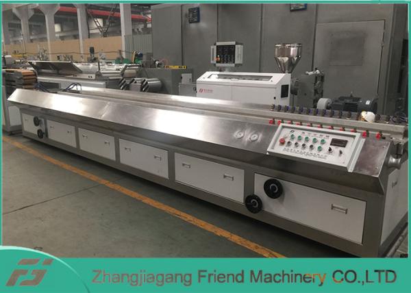Quality Sgs  Double Screw 4m/Min Wpc Extrusion Machine , Wpc Decking Production Line for sale