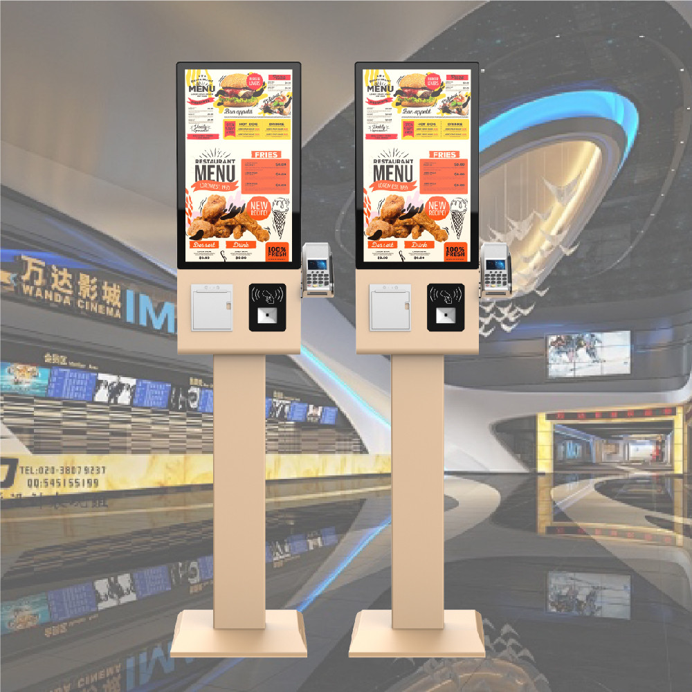 Industrial PC Self Ordering Kiosk With Optional Payment And NFC Reader
