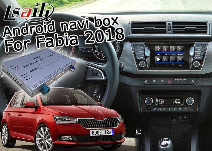 Skoda Fabia Car Video Interface Android Navigation Box 9.2" Rear View WiFi Video Cast Screen