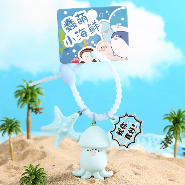 Handbag Charms Sea Fish Cartoon Keychain Kawaii Animal Keychains For Girls And Women