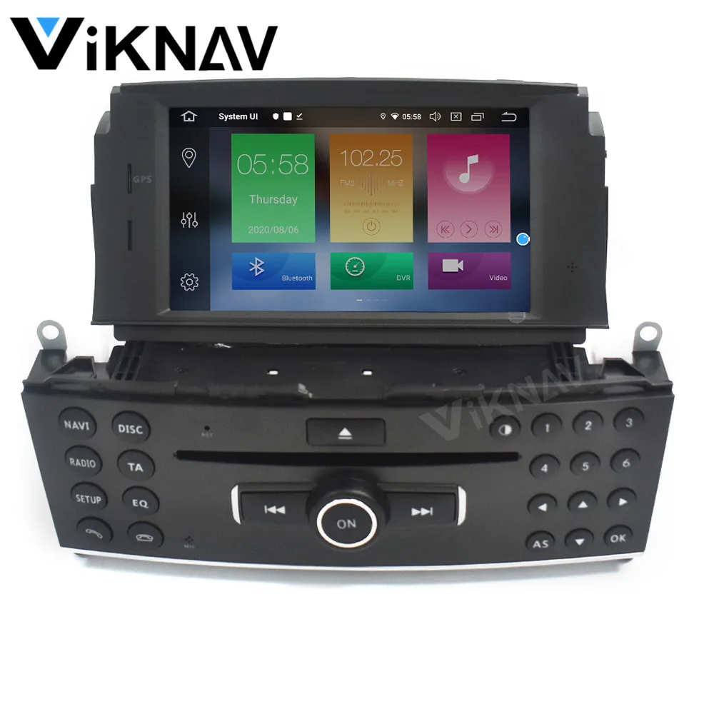 Mercedes Benz C200 C180 W204 2007-2010 Android Screen PX5 Auto Car Radio Stereo