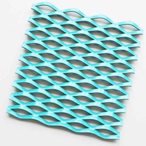 Buy cheap Fluorocarbon Expanded Aluminum Mesh High Visibility And Guarding Properties product