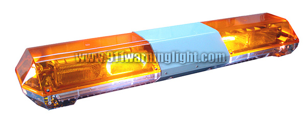 TBD-GA-03622B Xenon Strobe Lightbar + 100W siren & speaker, DC12V, Waterproof, PC lens