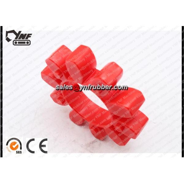 Elastic Excavator Engine Parts Jaw Flex Coupling Abrasion - Resistant
