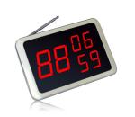 Cheap restaurant equipment wireless customer calling system display receiver