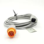 Medical Monitor Accessory Practical Grey Color IBP Cable Compatible Siemens To
