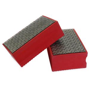 China Electroplated Sponge Diamond Hand Polishing Sanding Block Pads For Marble Granite Ceramic Tile on sale