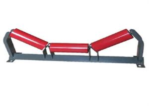 China Carbon Steel Diameter 219mm Troughing Idler Roller For Belt Conveyor on sale