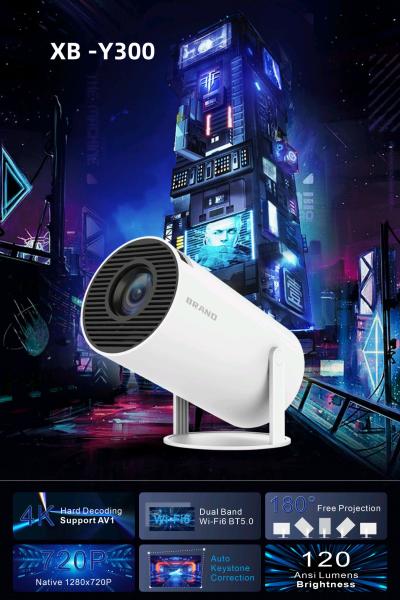 Quality Revolutionize Your Viewing 4K 3D Projector with 2.69inch LCD TFT Display for sale