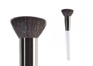 Buy cheap Girl Makeup Use Profession Bronze Buffer Makeup Brush With White Handle product