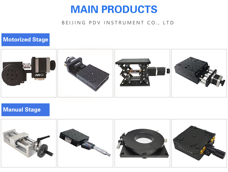 Dual Axis 13mm Travel Xy Manual Stage Linear Displacement For Optical Microscopy