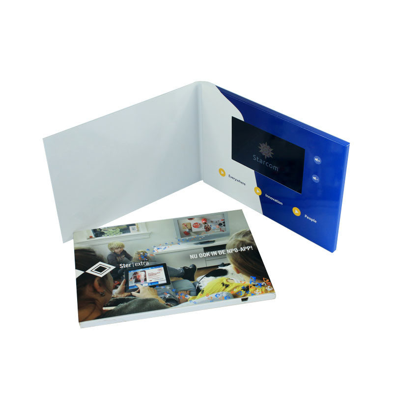 5 inch IPS LCD video card,Custom print LCD video product launch mailer for advertising