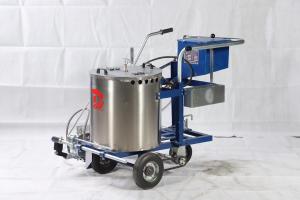 China Hot Thermoplastic Road Marking Machine Double Barrel Manual Line Marking Machine on sale