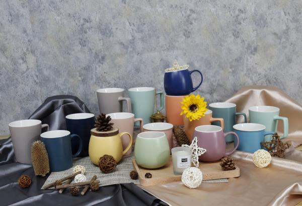 Quality Colorful coffee mug new bone china for home and office use ceramic mugs for gift set for sale