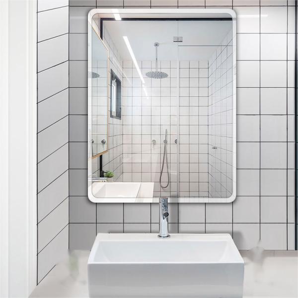 Modern Wall Mirror with Unbreakable Glass Fashion Home Decorative Bath Mounted Mirror