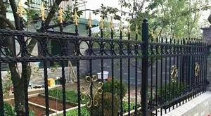Powder Coated Waterproof Decorative Wrought Iron Railing