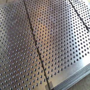 Buy cheap 0.8mm GI Perforated Sheet Hot Dipped Mesh Round / Square / Diamond Hole Shape product
