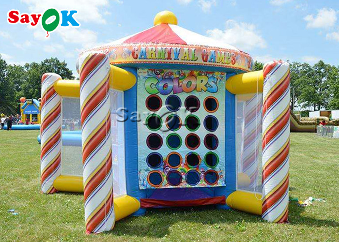 Inflatable Dart Game OEM Inflatable Carnival Game 5 In 1 For Store Outdoor Stalls