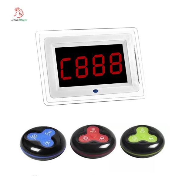 Hot sale waterproof customer wireless calling system display receiver and call