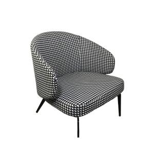 China Restaurante Leisure Metal Frame Leather Dining Chair Modern For Living Room on sale