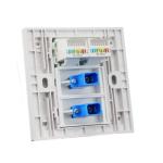 Single Pole Flush Mounted LC/SC Socket Compatible With All Standard Plugs