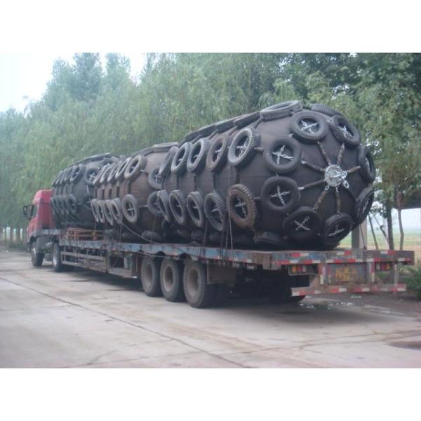 STB Pneumatic Synthetic Rubber Fender 3 Threads For Port Docking