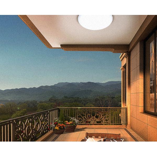 Dimmable IP54 IP65 LED Bulkhead Light For Courtyard Washroom