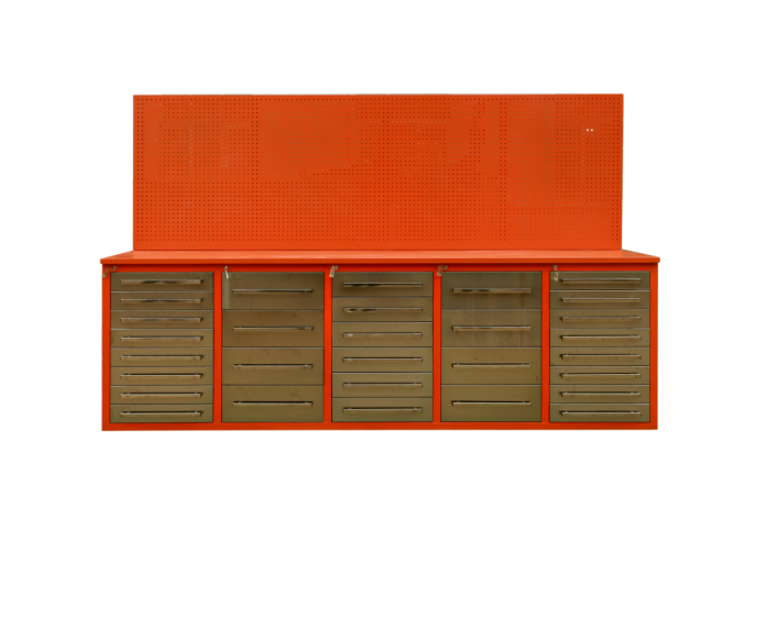 Maximize Space with Durable Multi Function Tool Box System and Power Coated Finish