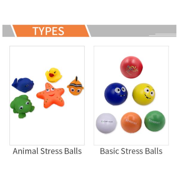 Round Shaped PU Foam Ball Release Pressure Convenient Carrying