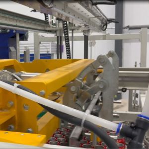 Buy cheap Fully Automatic Glass Bottle Depalletizer Empty Bottle Depalletizer product